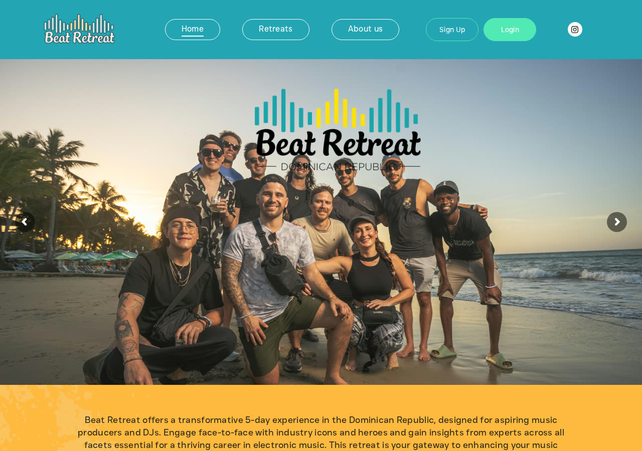 Beat Retreat homepage screenshot